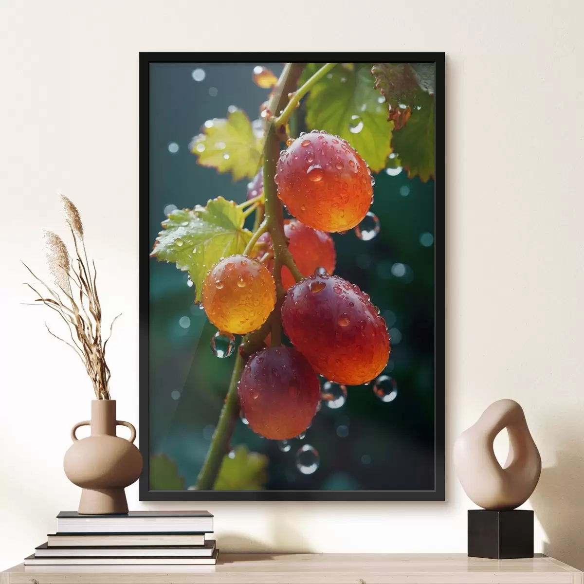 Plakāts Vīnogas ar rasas pilieniem f43872