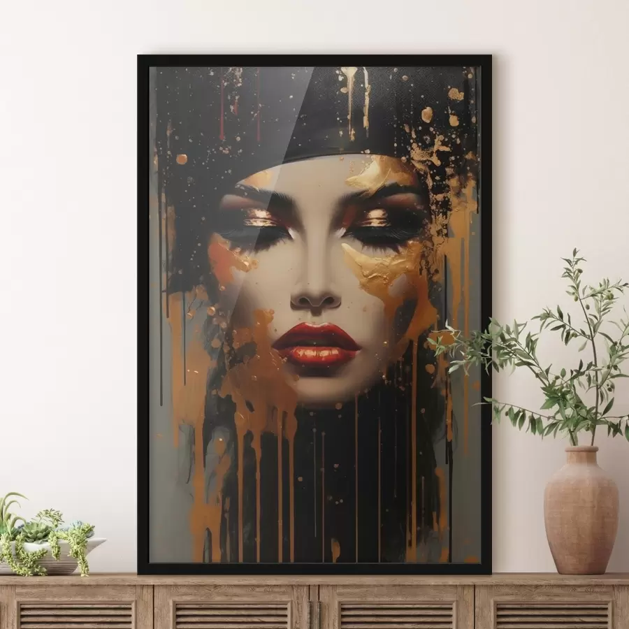 Fototapetes Meitenes seja ar dzeltenu krāsu f43468