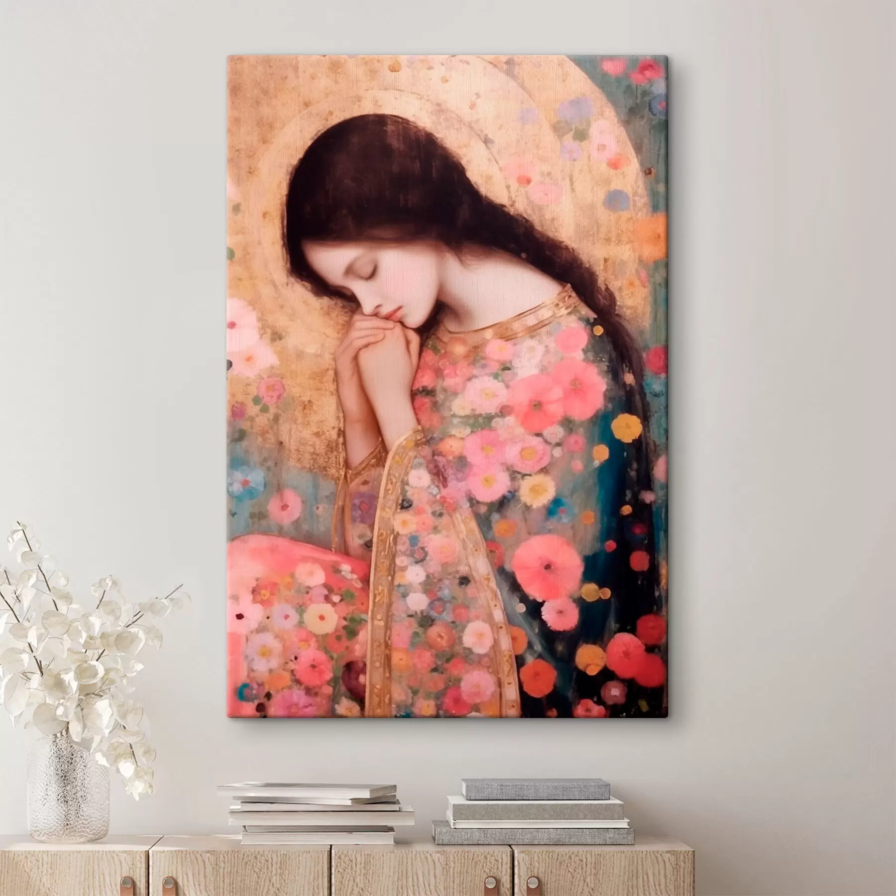 Fototapetes Maigā meitene s43237