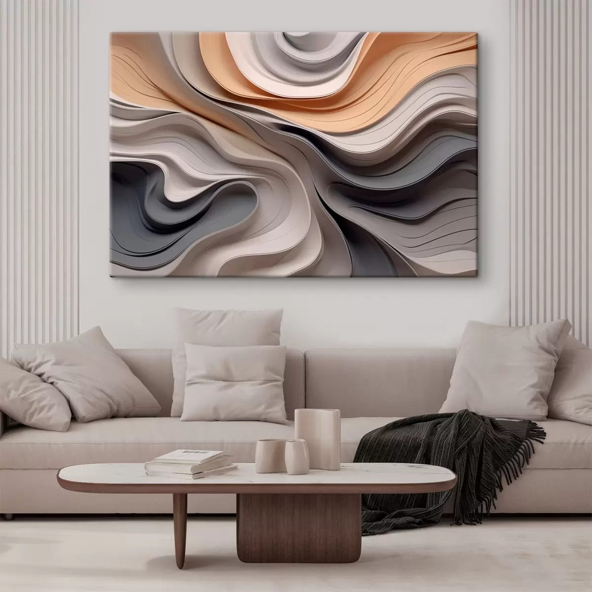 Glezna Stilīga viļņu abstrakcija s43234