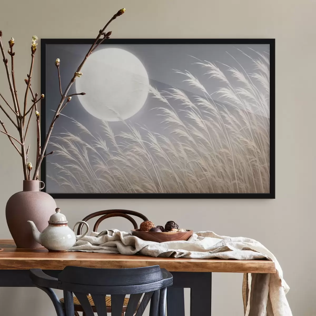 Plakāts Liels Mēness un augi f43218