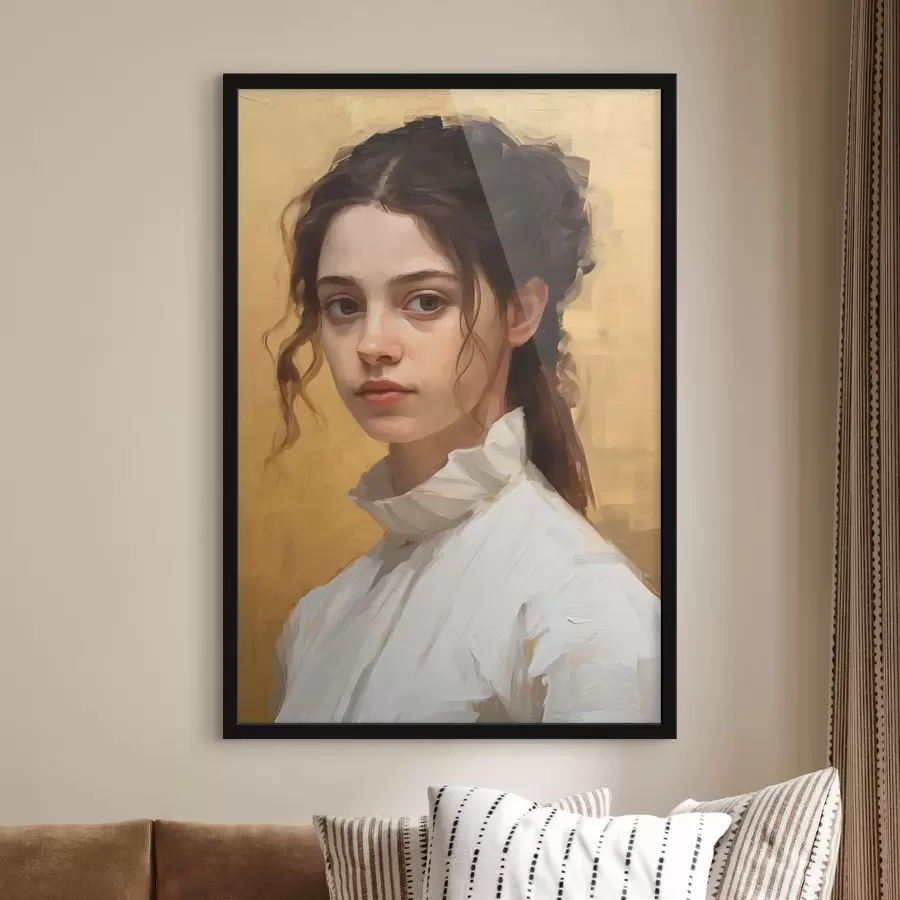 Fototapetes Noslēpumaina meitene f43253