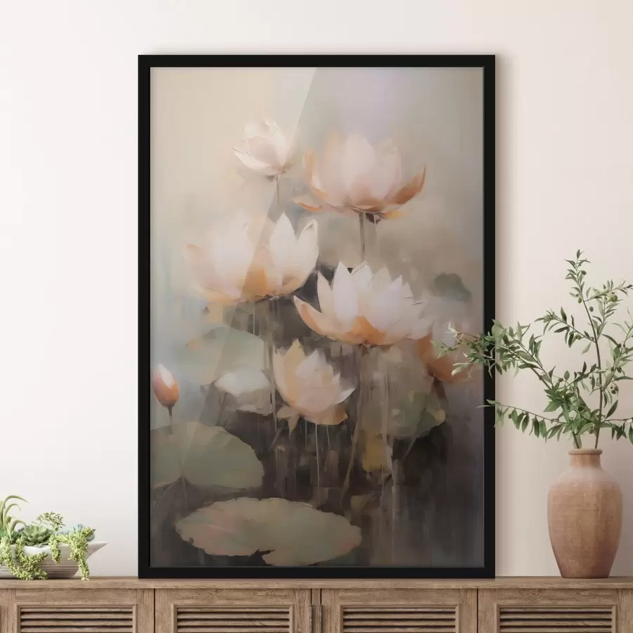 Fototapetes Ūdens lilijas ziedi f43482