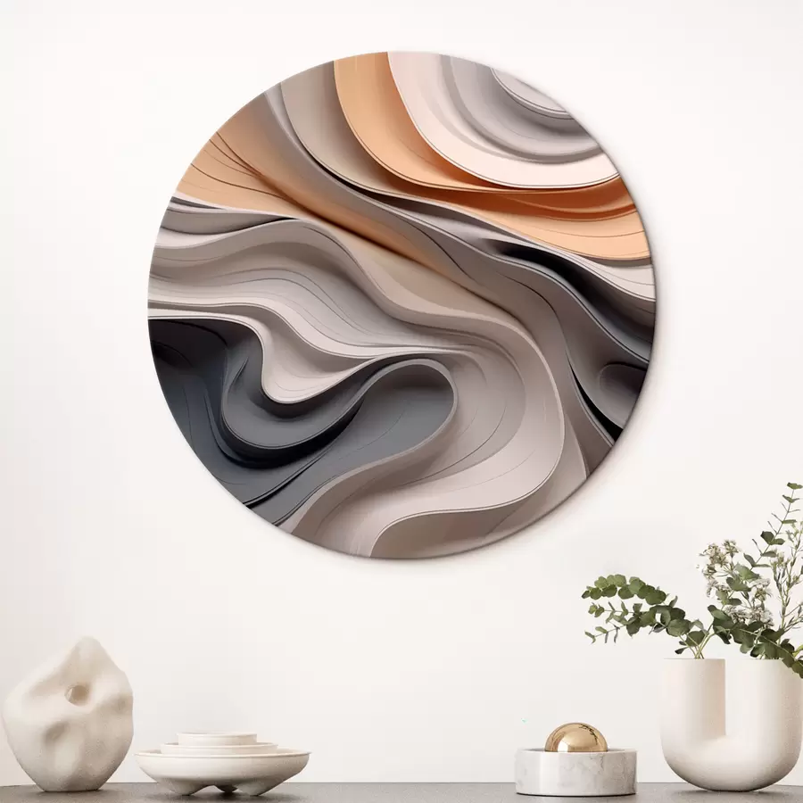 Glezna Stilīga viļņu abstrakcija r43234