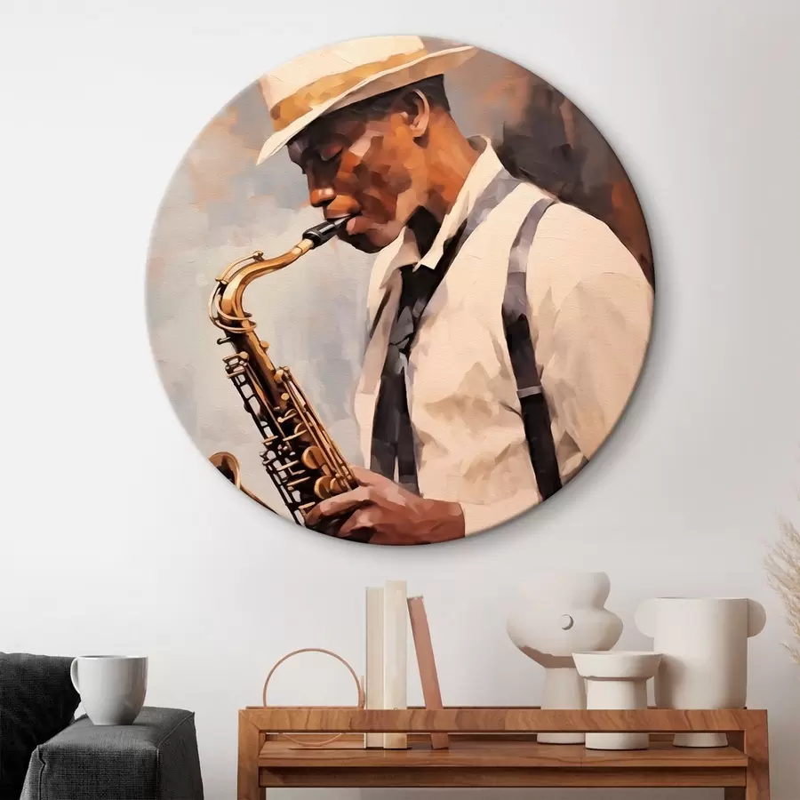 Glezna Saksofonists r43926