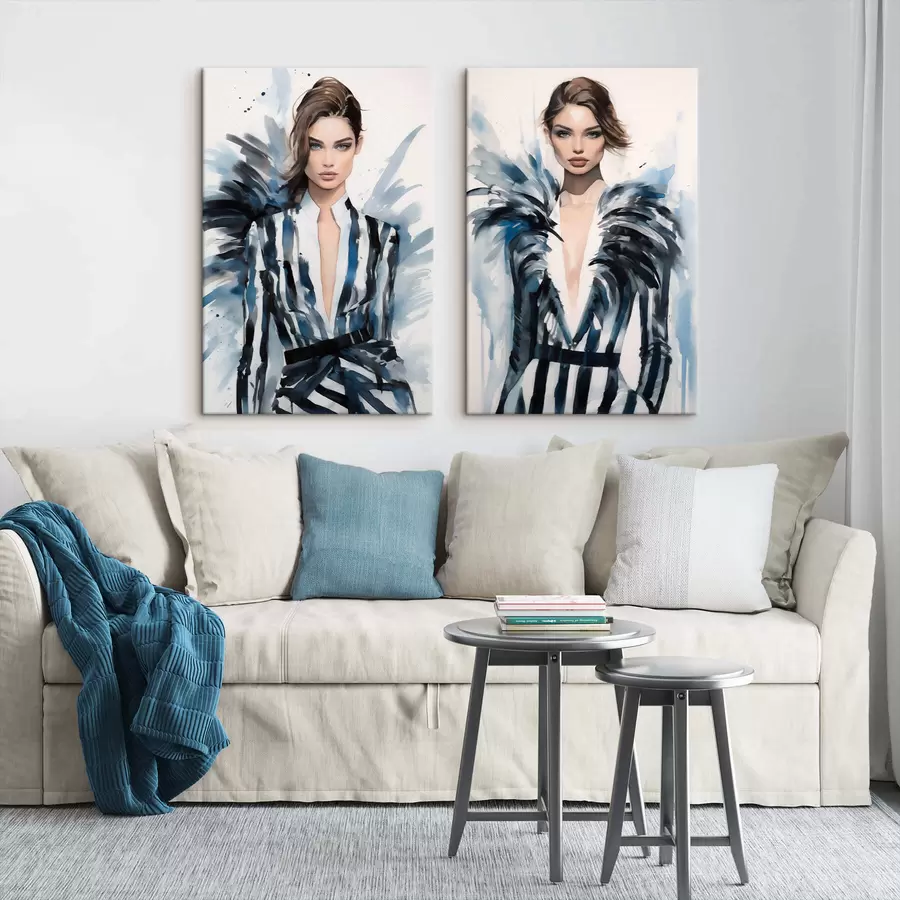 Glezna Stilīgas meitenes modeļi m00439