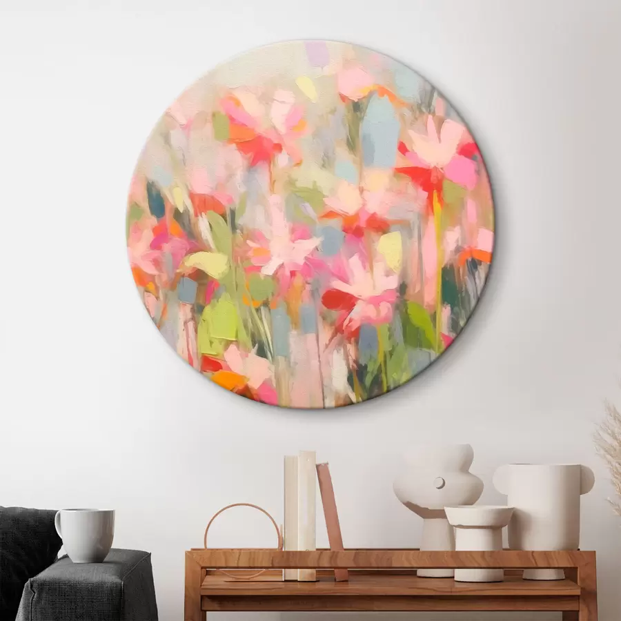 Fototapetes Rozā ziedu abstrakcija r43243