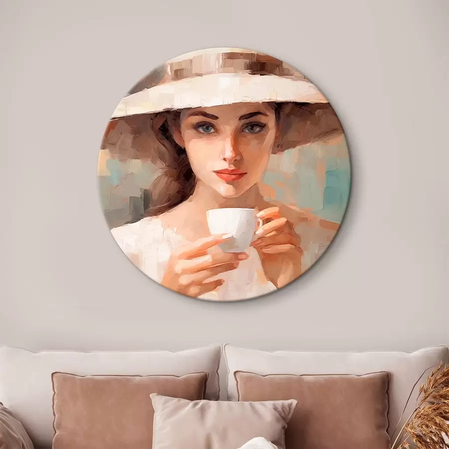 Glezna Meitene vintage r43938