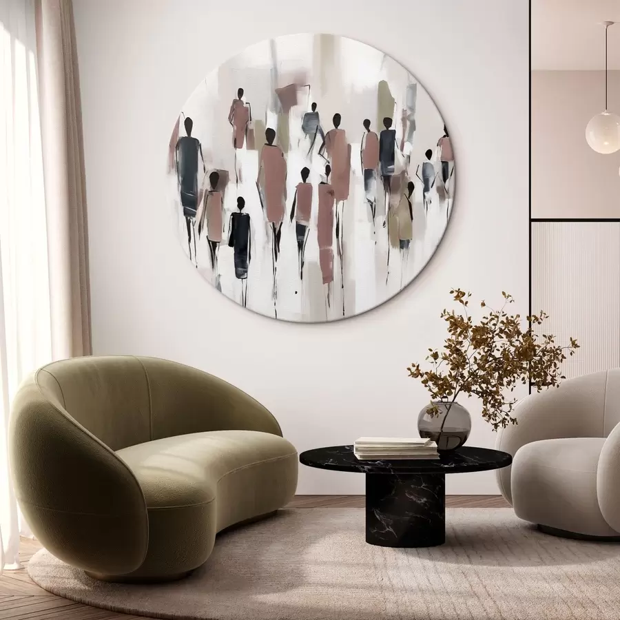 Glezna Abstrakcijas cilvēku pūlis r43485