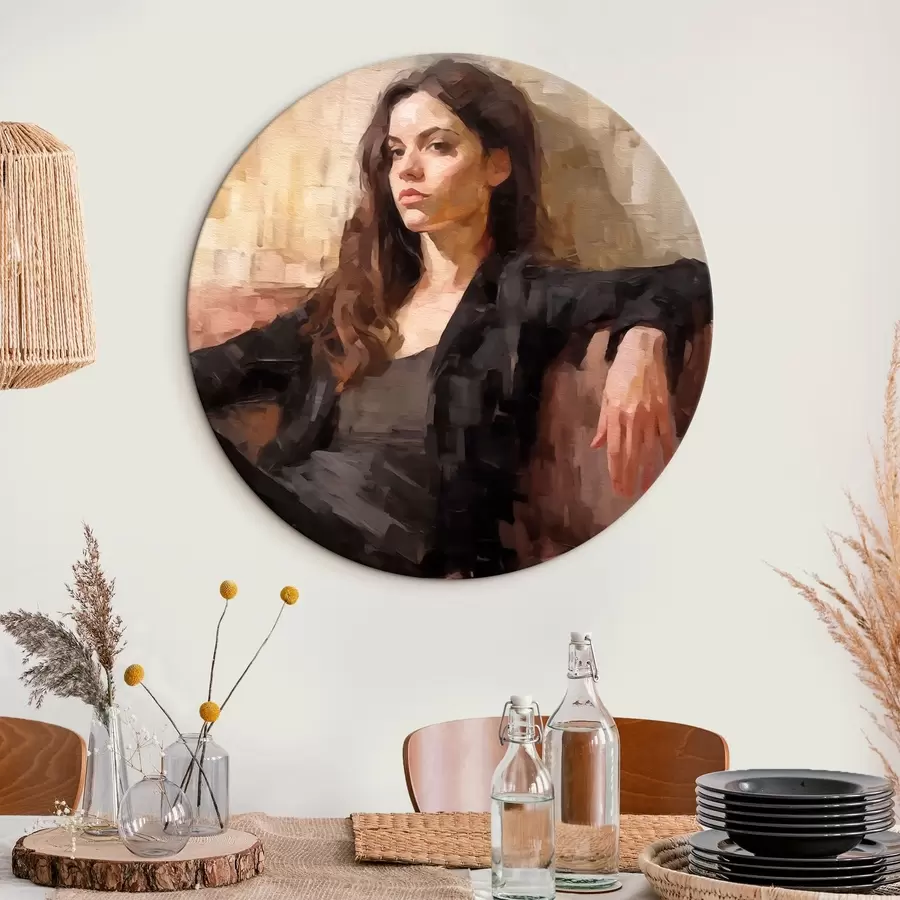 Glezna Noslēpumaina meitene r43932