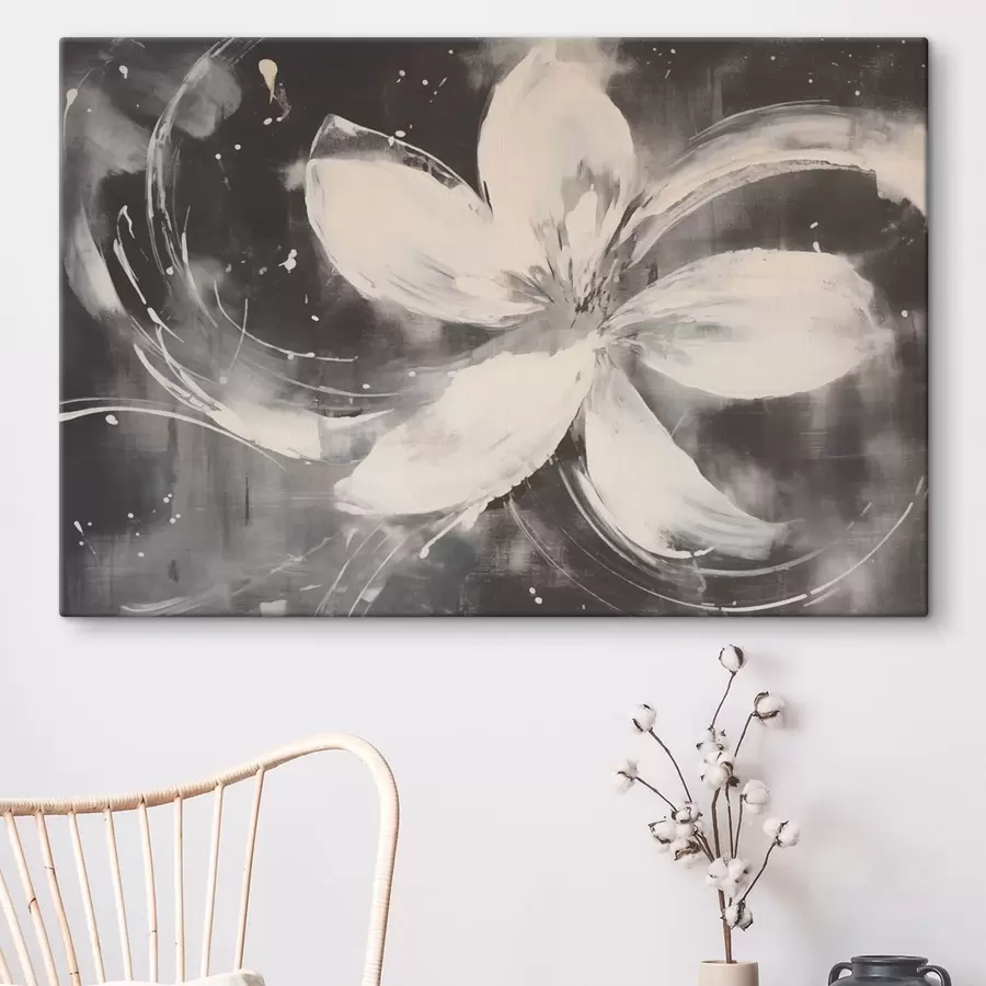 Glezna Liels abstrakts zieds s43222