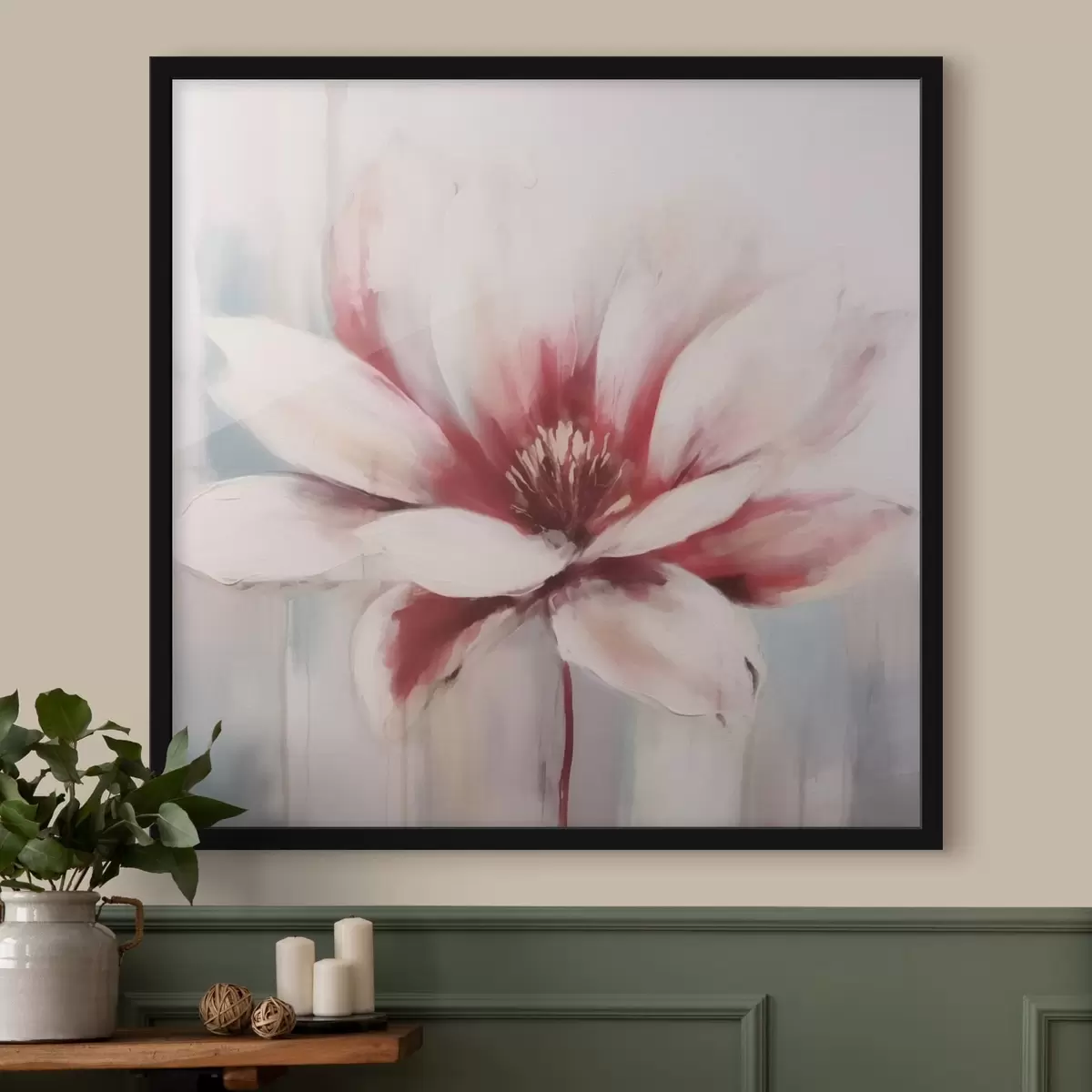 Plakāts Rozā zieds f43486