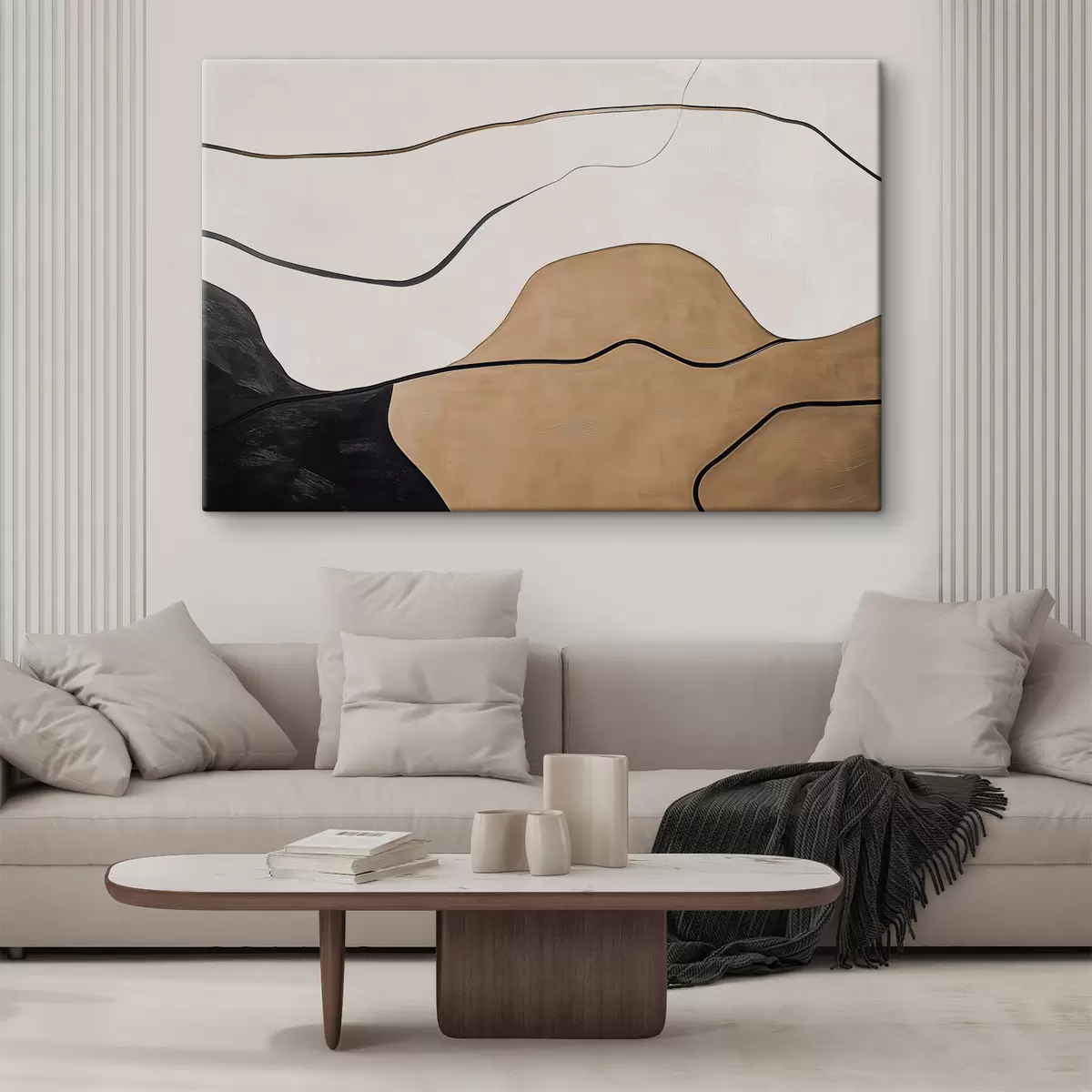 Glezna Abstrakcija ar faktūras imitāciju s42998