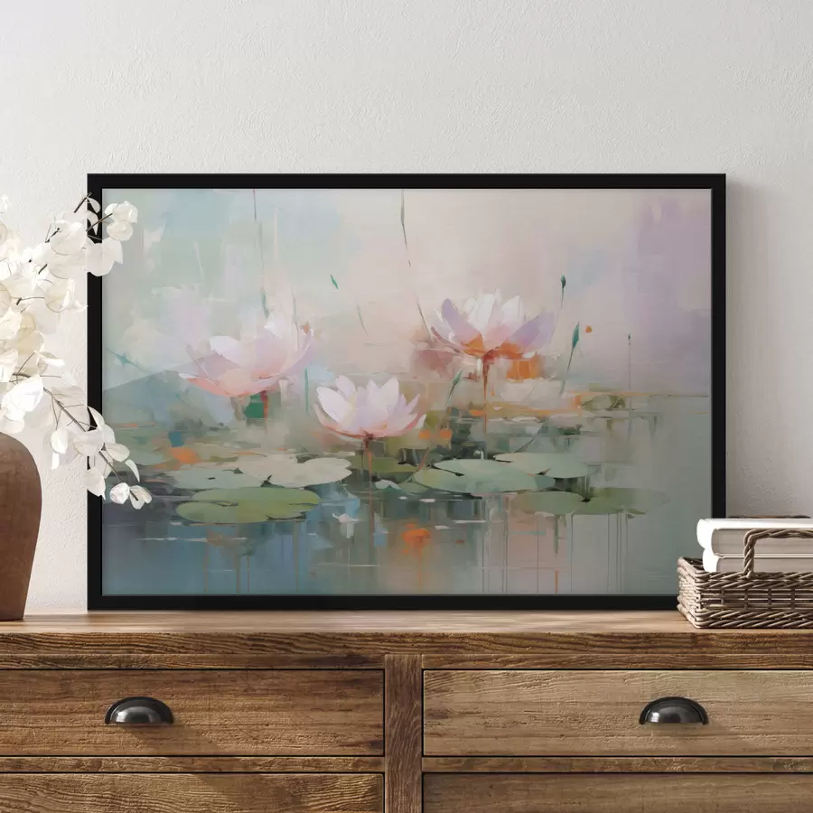 Fototapetes Ūdens lilijas Ūdens lilijas f43214