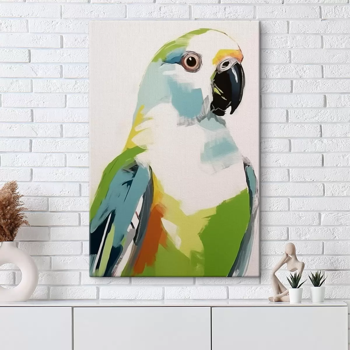 Glezna Tropu papagailis s43931