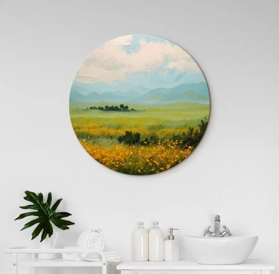 Glezna Ziedu lauks eļļas glezna stilā r43451