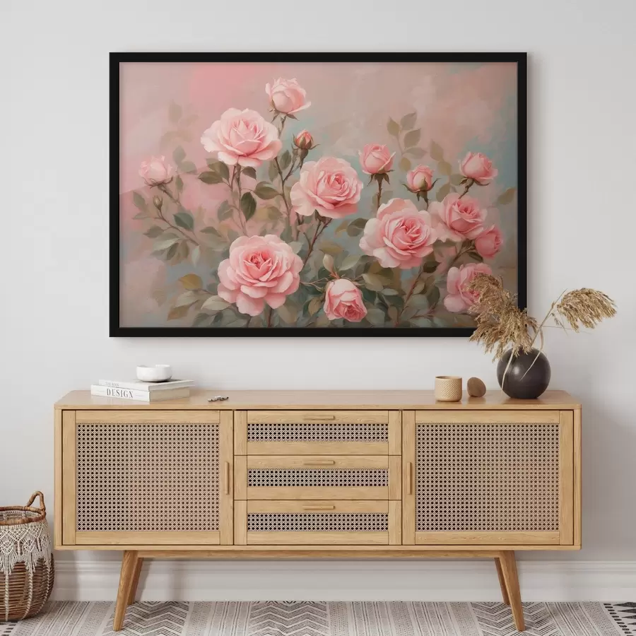 Fototapetes Rozes uz neskaidra fona f43454