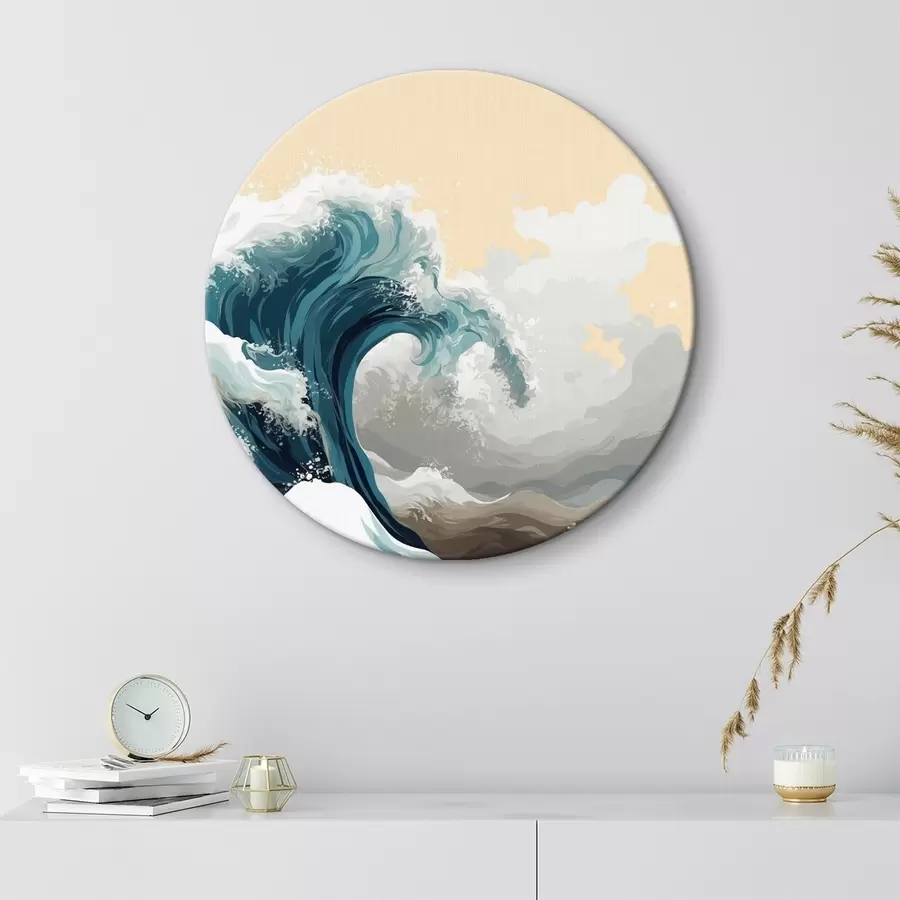 Fototapetes Cunami vektora stilā r43455