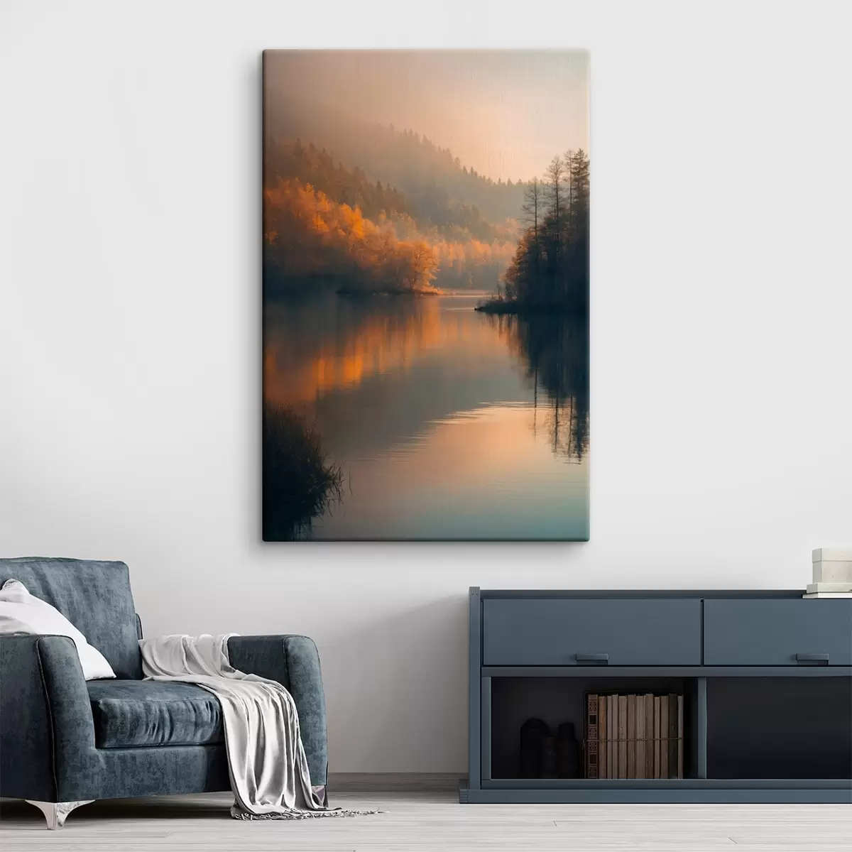 Glezna Ezers meža vidū s43464