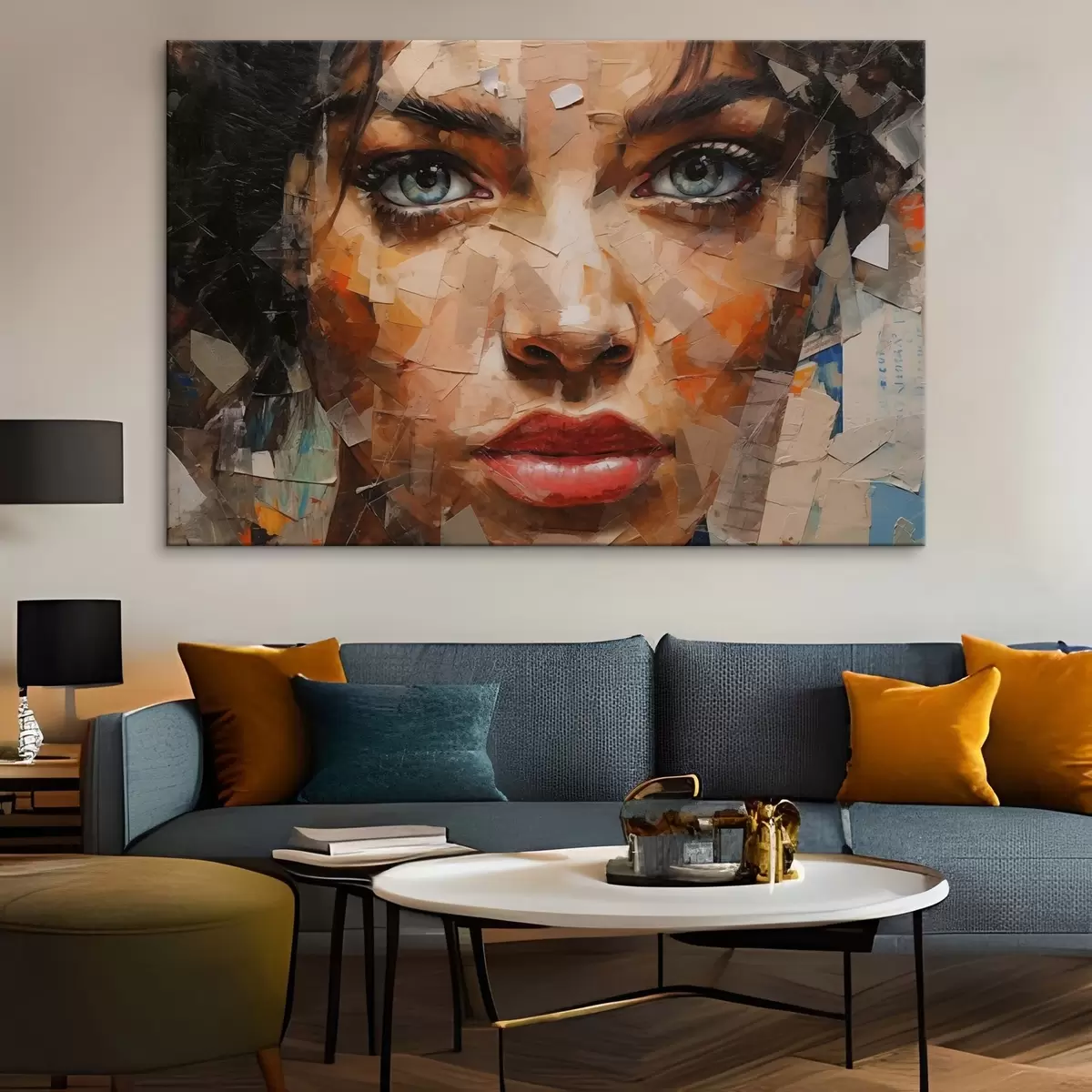 Glezna Meitenes seja no avīzēm s43467