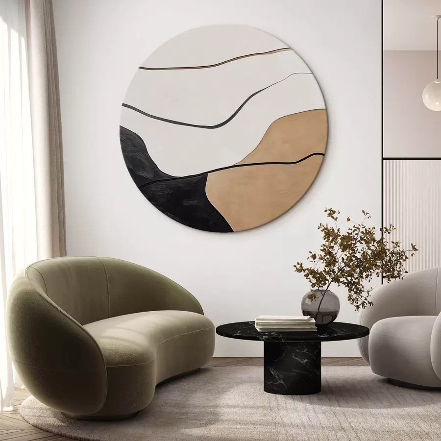 Glezna Abstrakcija ar faktūras imitāciju r42998