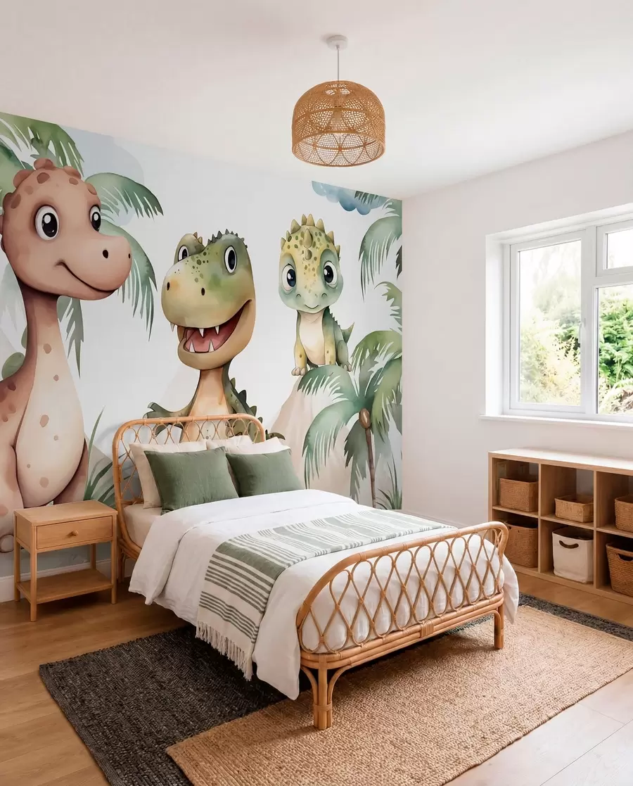 Fototapetes Trīs mazi dinozauri w03675