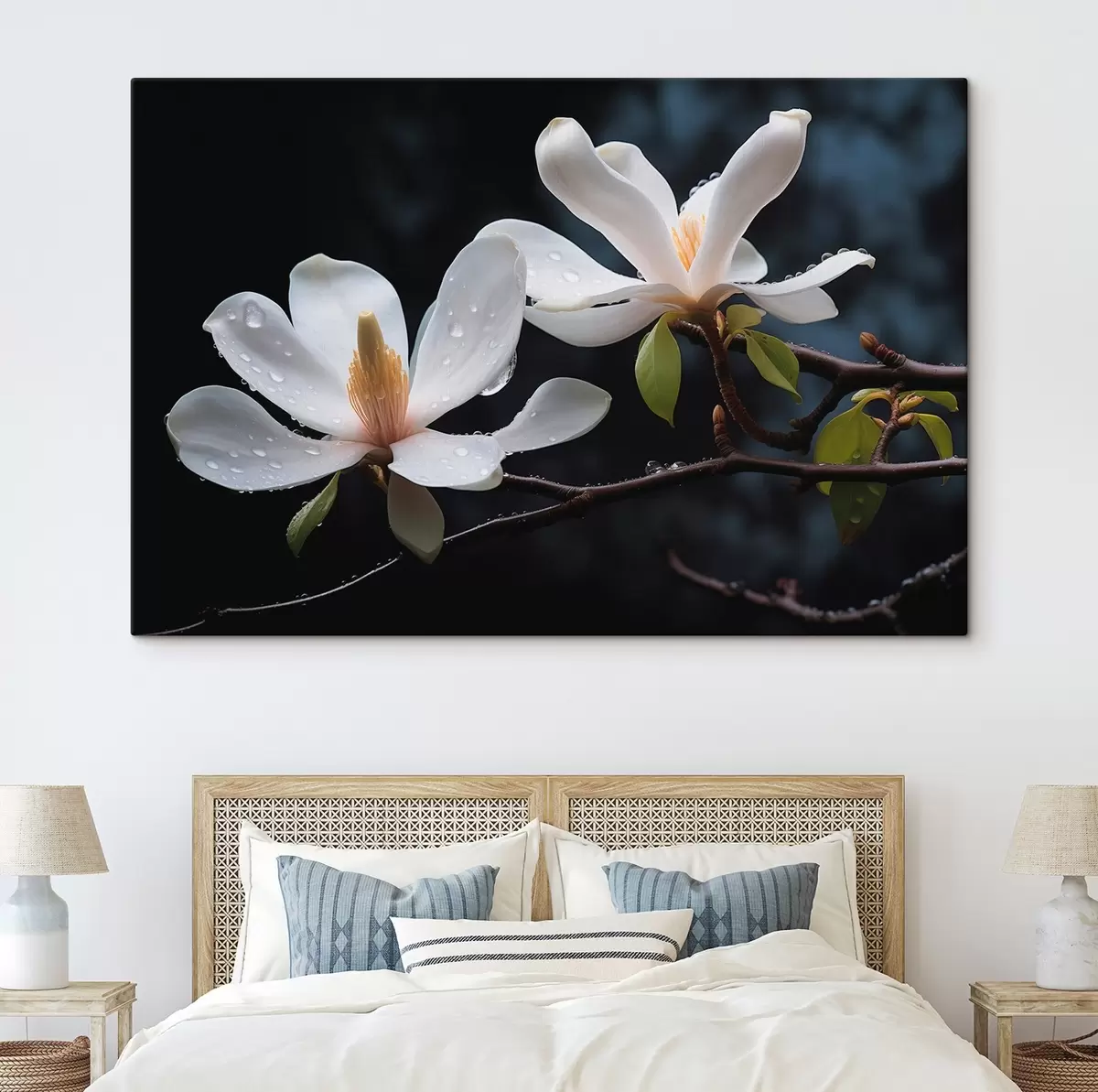 Glezna Ziedi uz zariem s43951