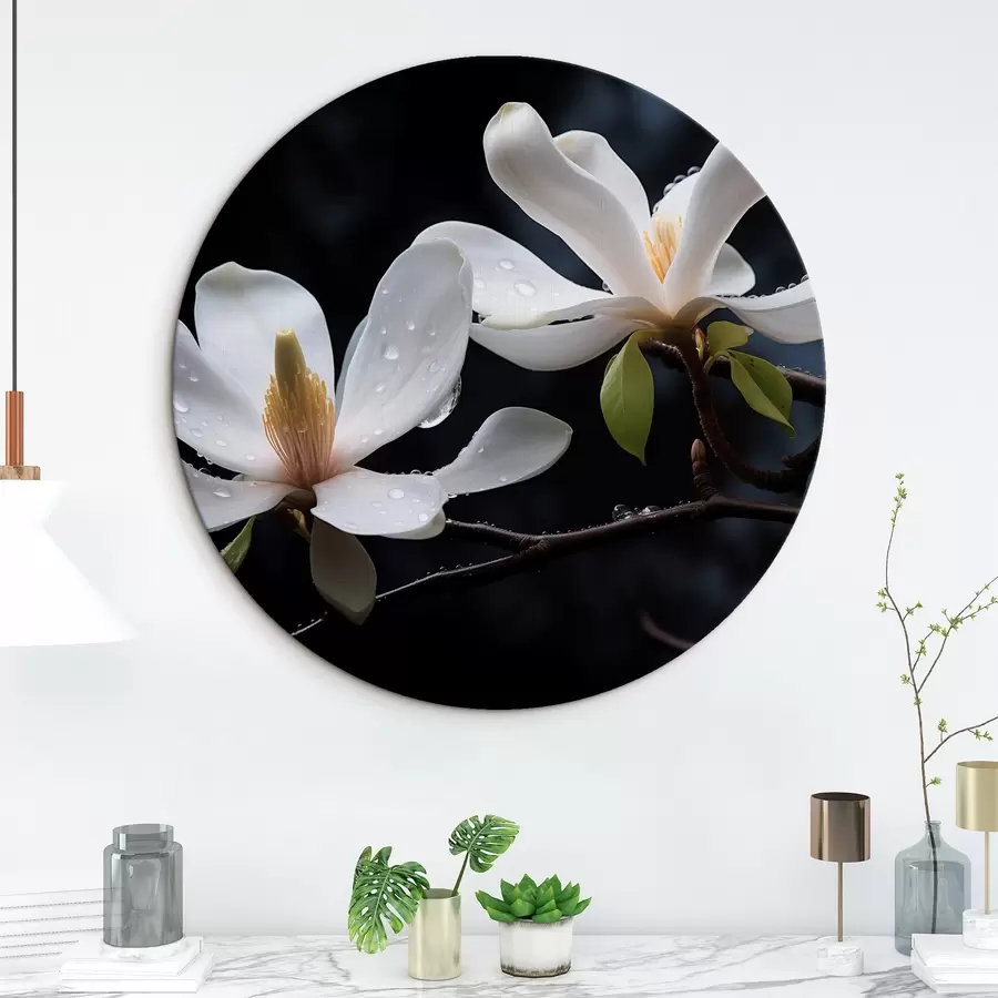 Glezna Ziedi uz zariem r43951