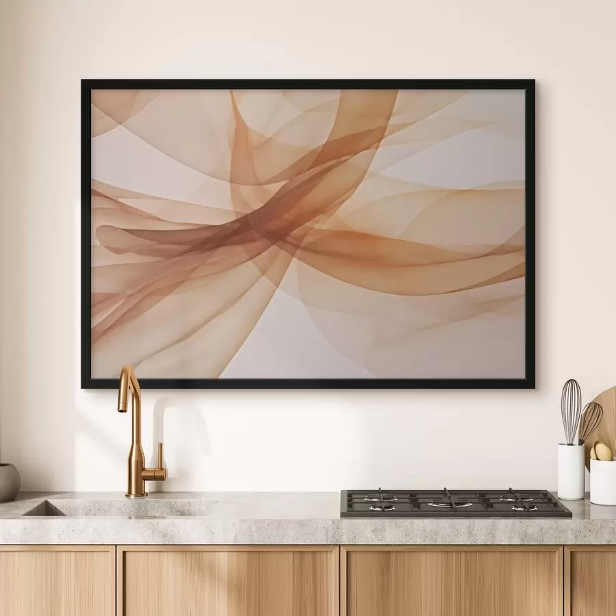 Fototapetes Caurspīdīgi viļņi f43986