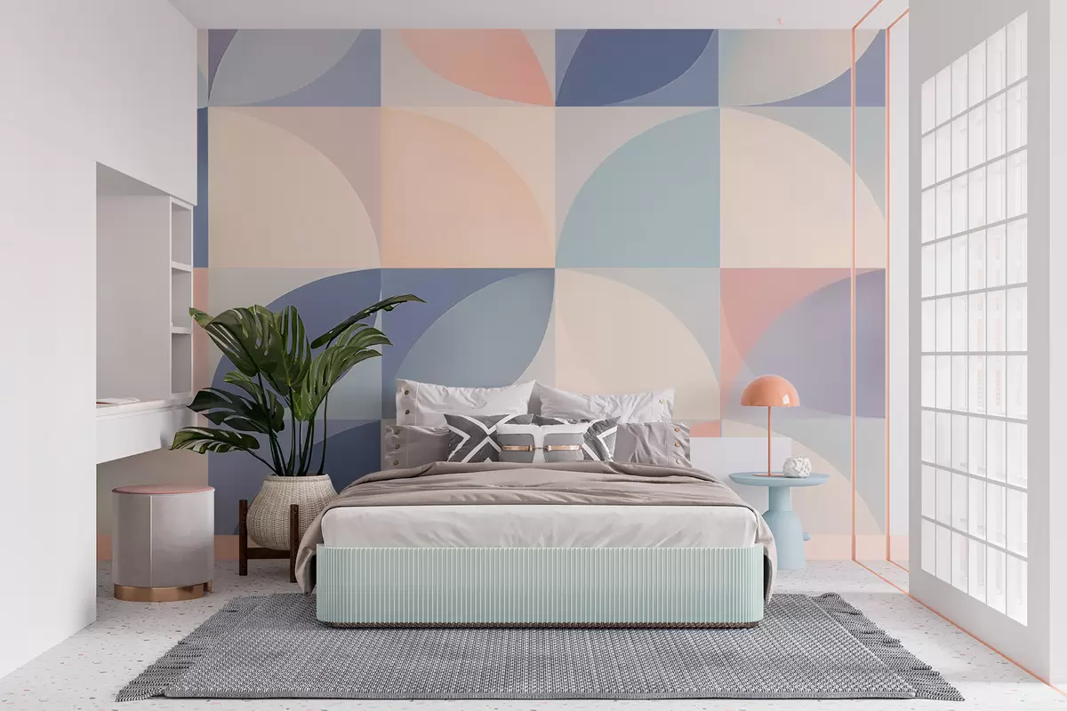 Fototapetes Ģeometriskās figūras w03690