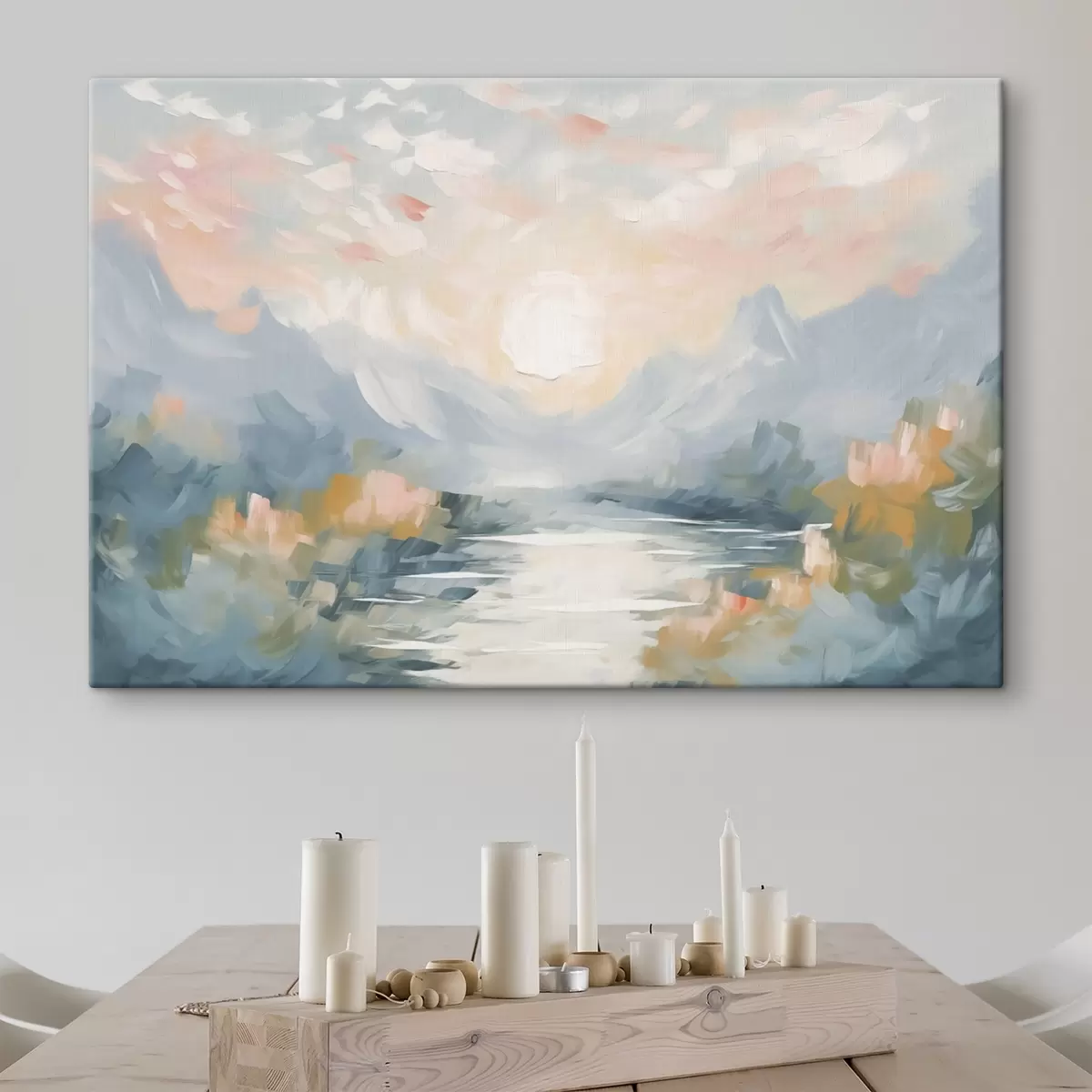 Glezna Kalnu abstrakcija s44052