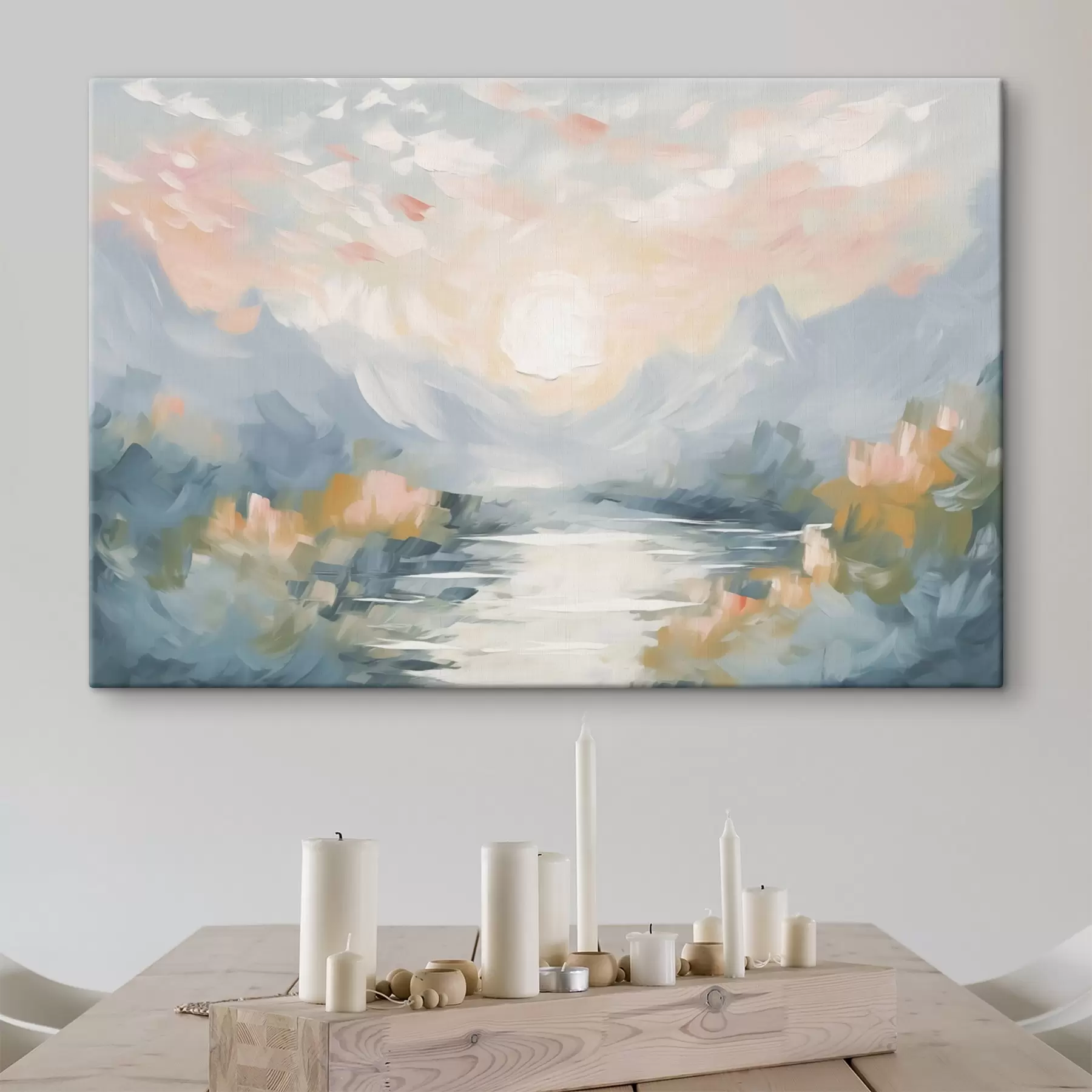 Glezna Kalnu abstrakcija s44052