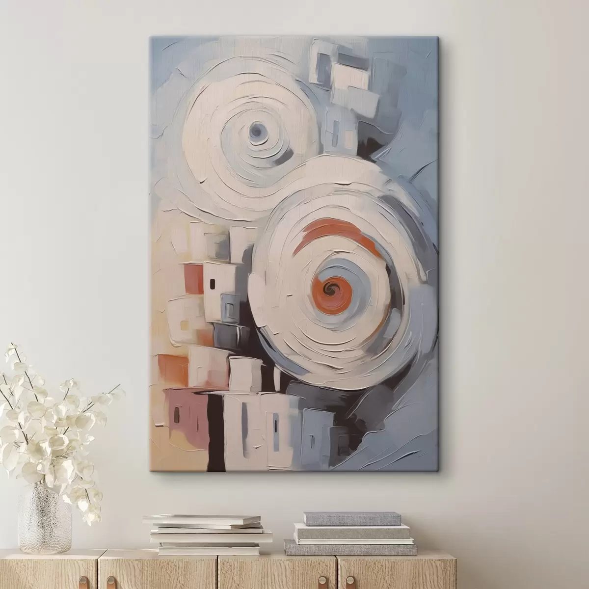 Glezna Abstraktas pilsētas mājas s44056