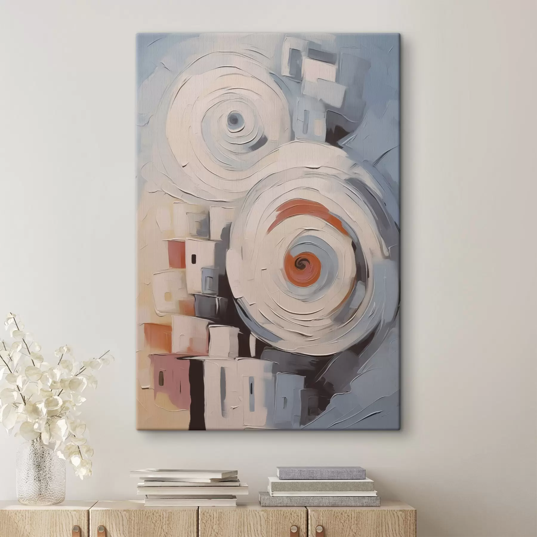 Glezna Abstraktas pilsētas mājas s44056