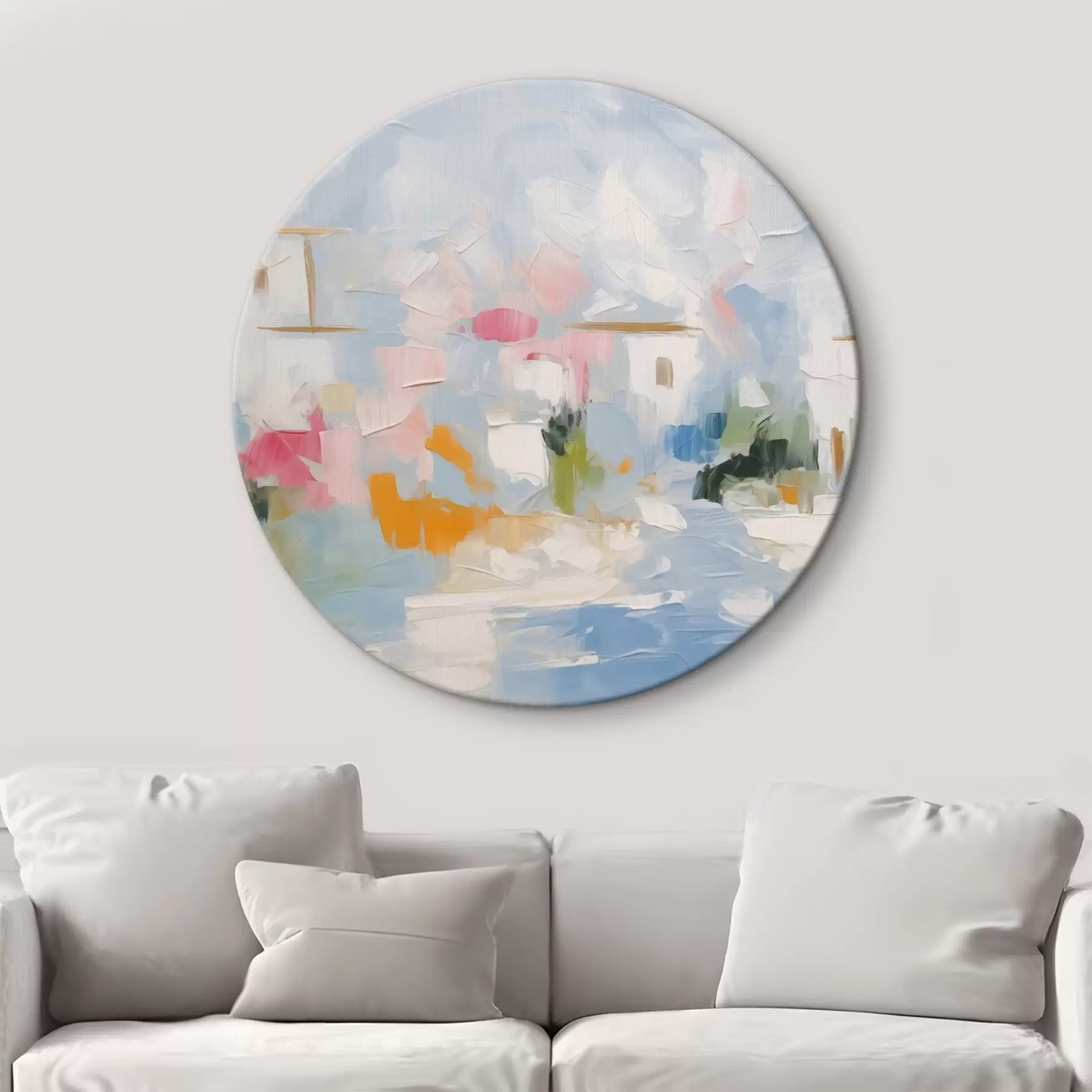 Glezna Abstraktās mājas r44048