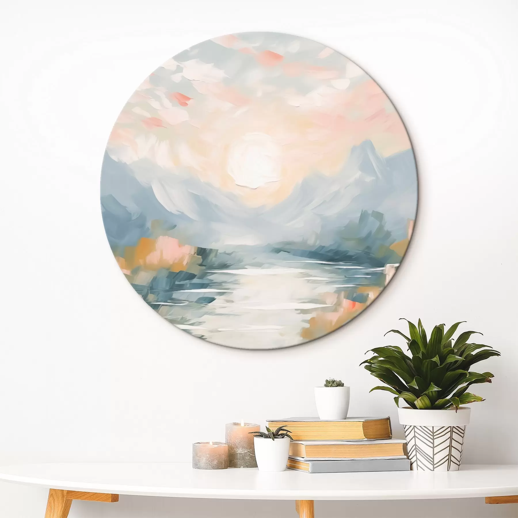 Glezna Kalnu abstrakcija r44052