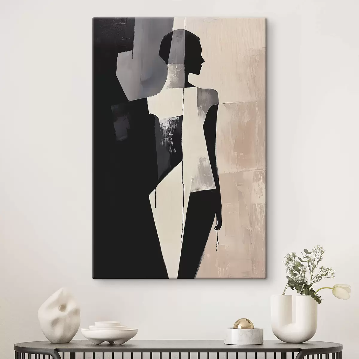 Glezna Abstraktais siluets s43969