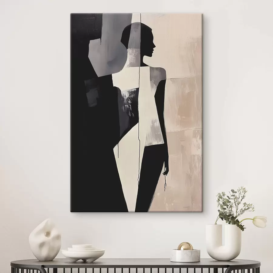 Glezna Abstraktais siluets s43969