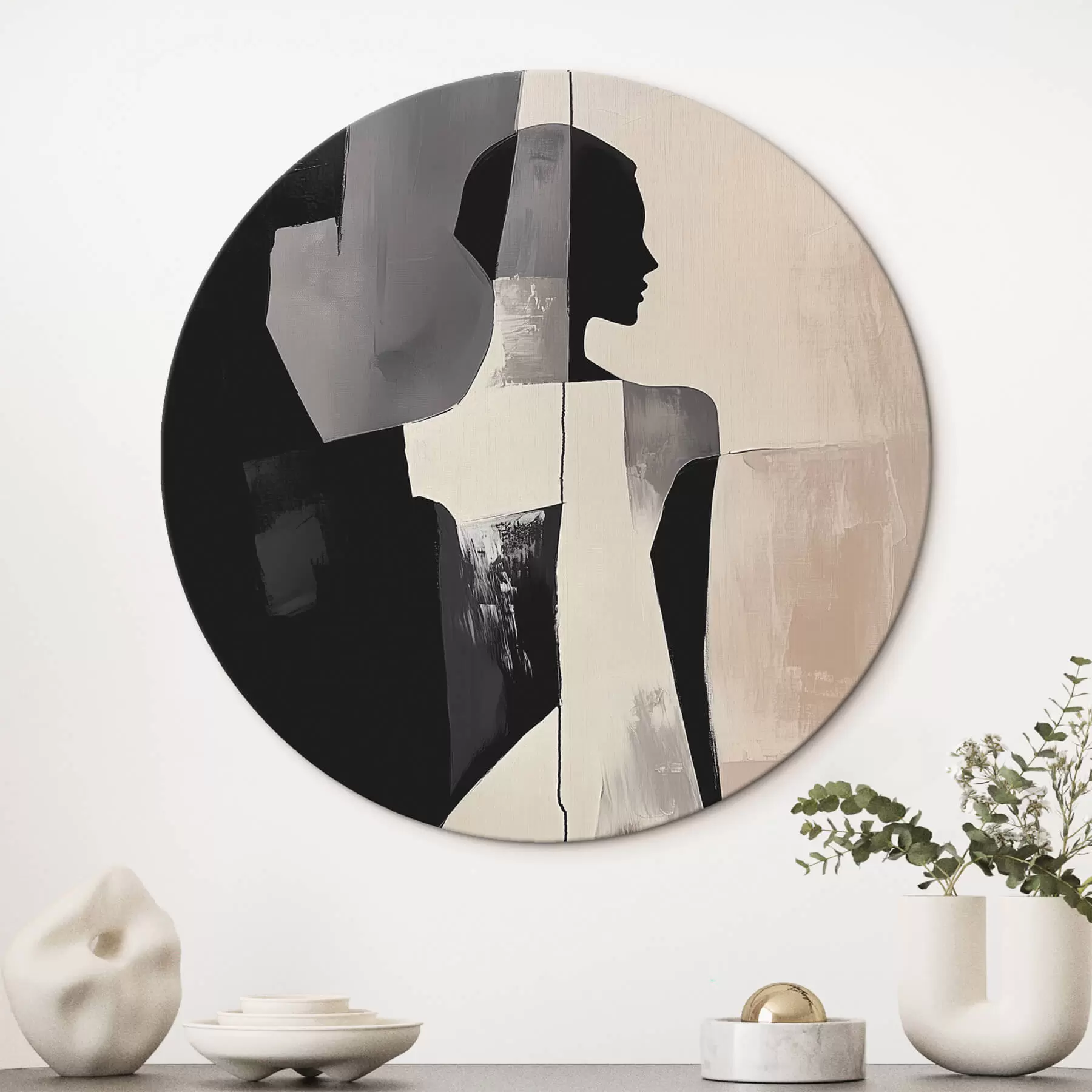 Glezna Abstraktais siluets r43969