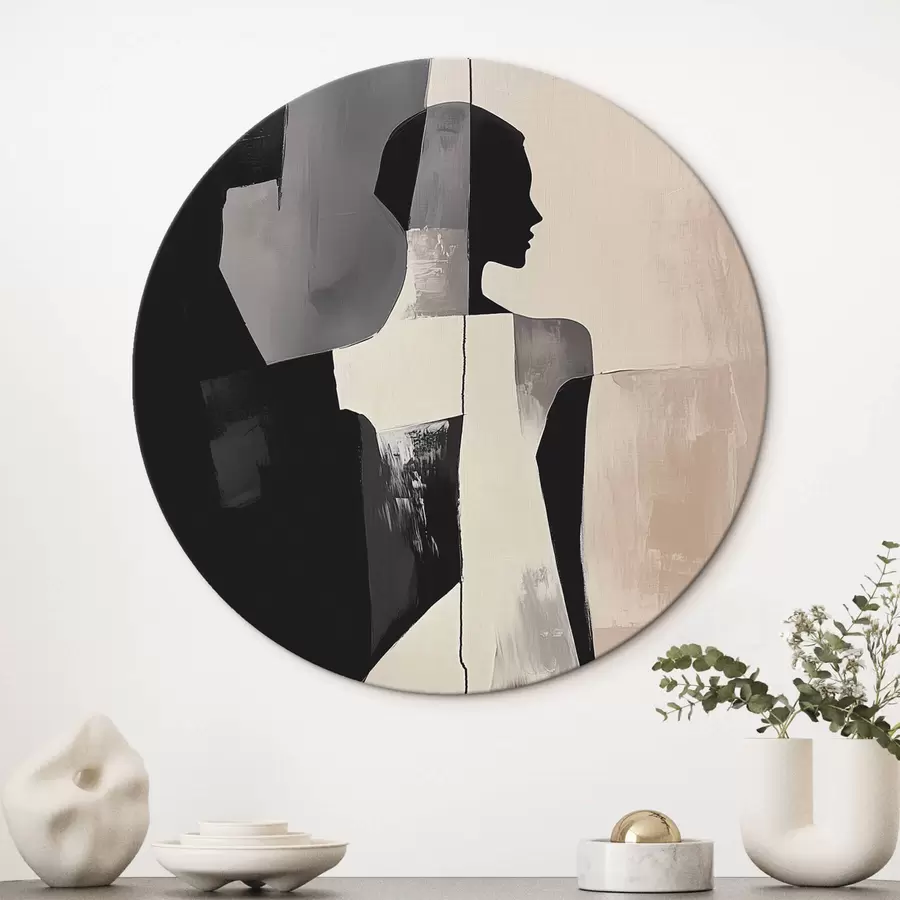 Glezna Abstraktais siluets r43969