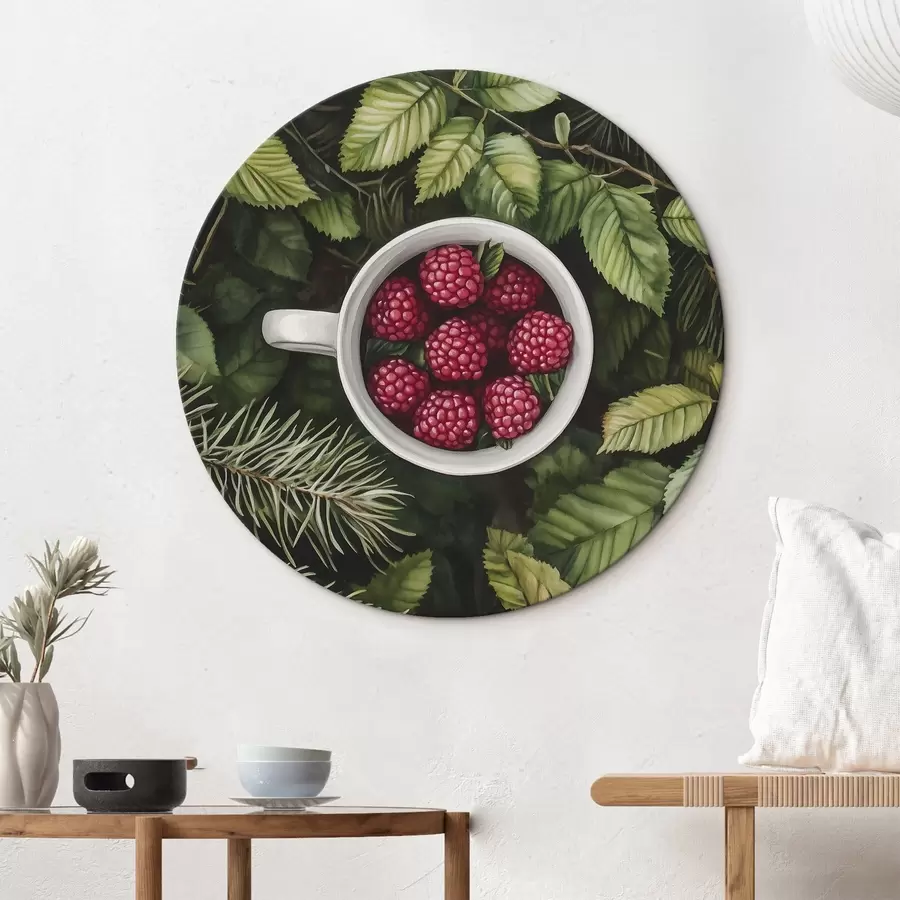 Glezna Kauss avenes zaļā mežā, daba, akvareļu stilā r44021