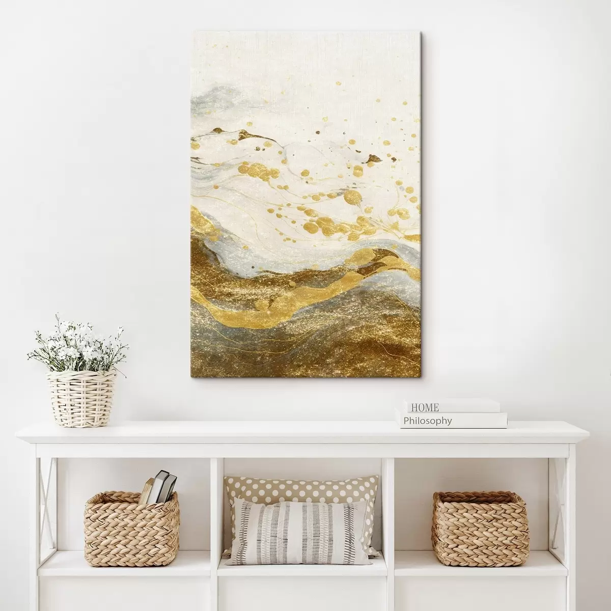 Glezna Abstraktas krāsas šļakatas s44001