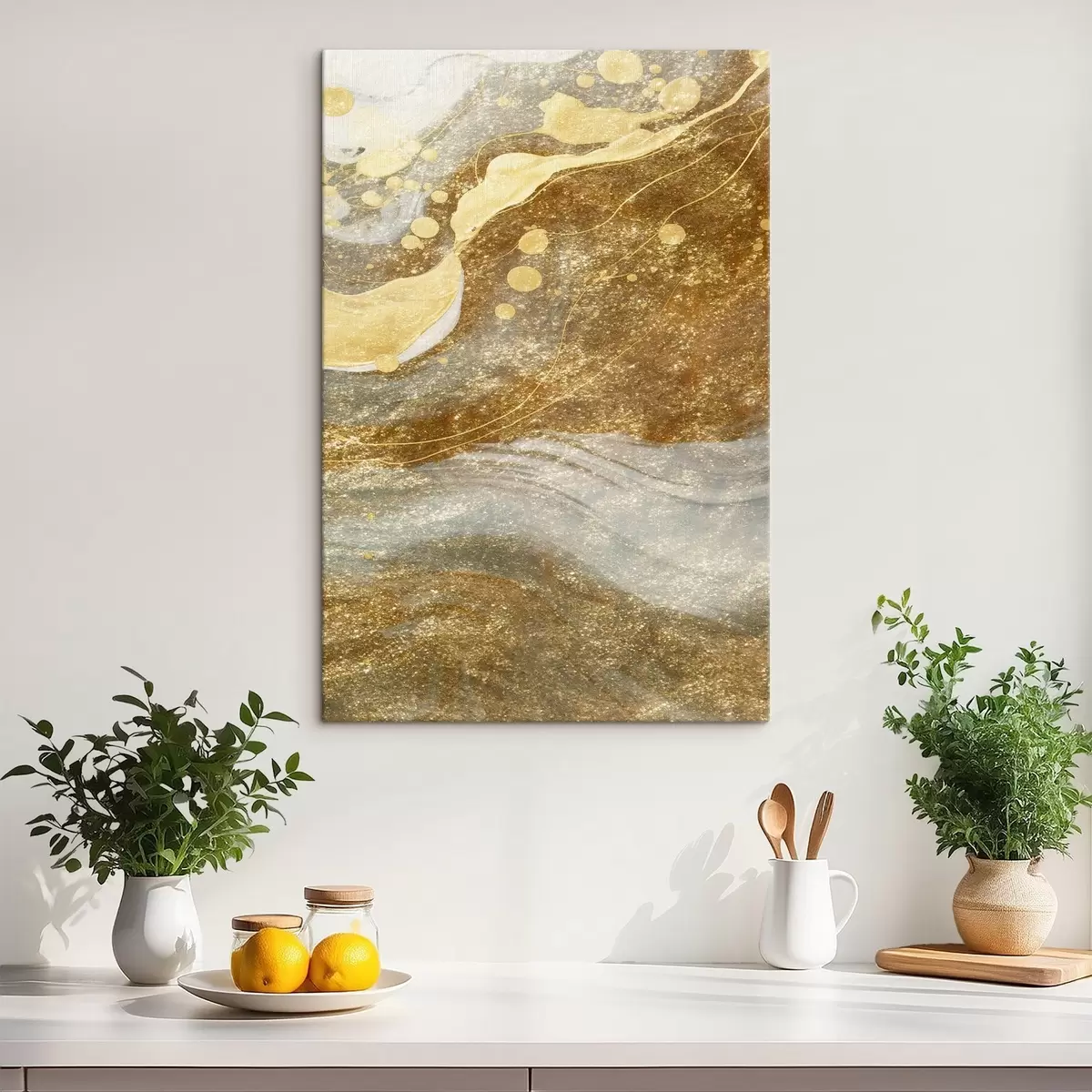 Glezna Abstraktie akvareļu viļņi s44003