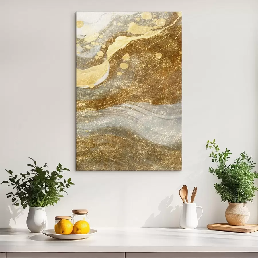 Glezna Abstraktie akvareļu viļņi s44003