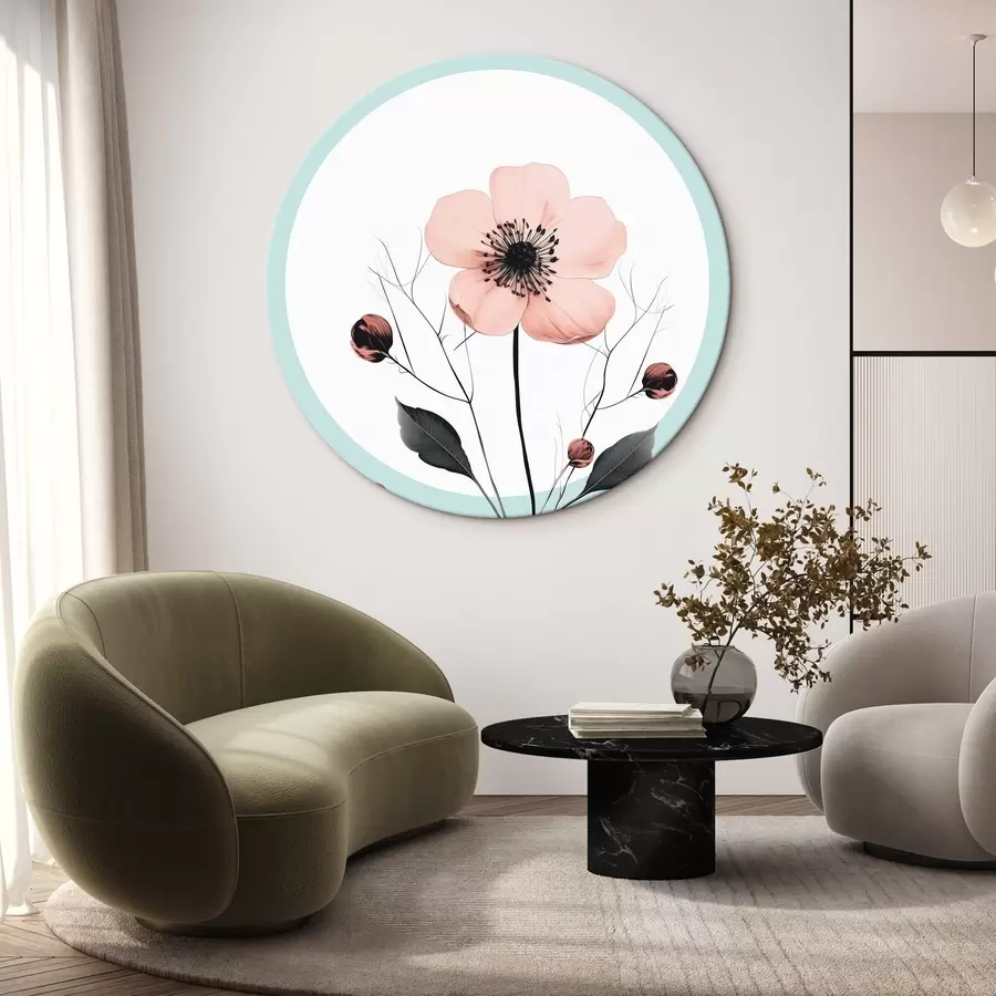 Glezna Viegls magoņu zieds r43994