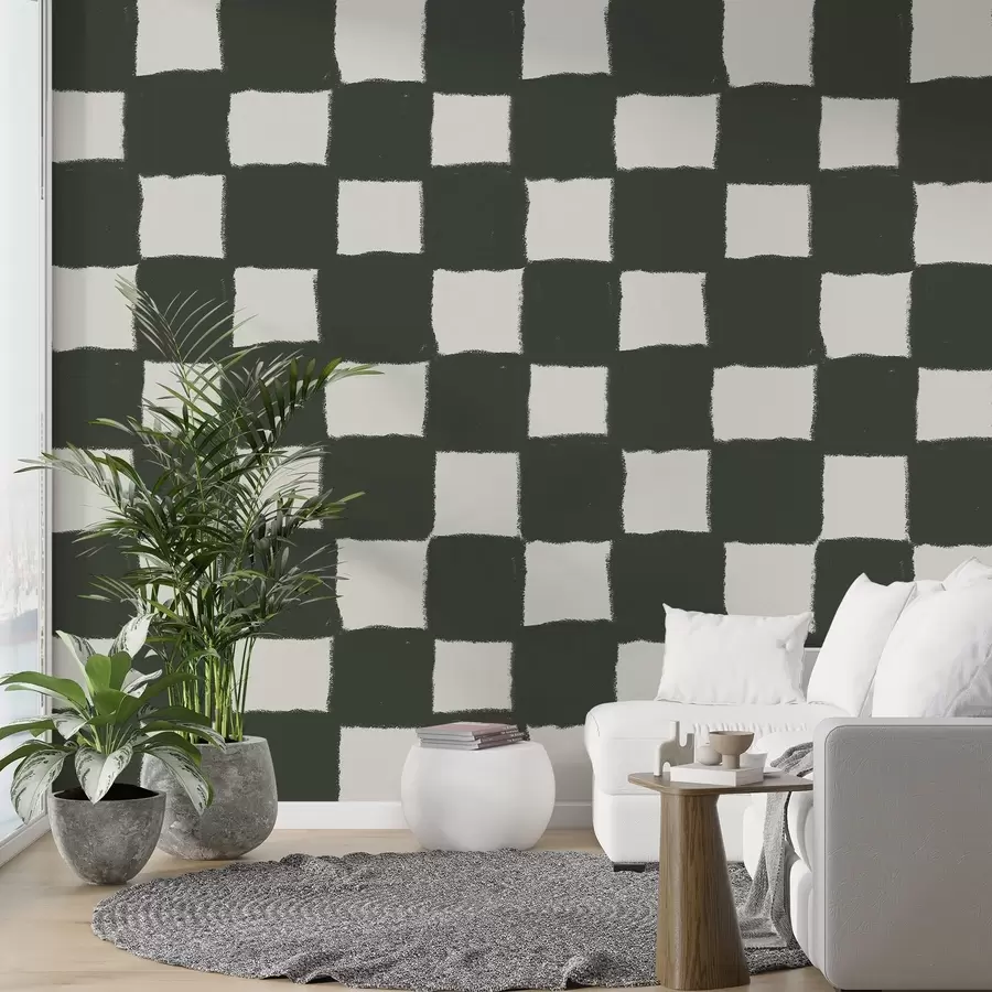 Fototapetes Kvadrāti, režģis, ģeometriskais raksts w03789v1