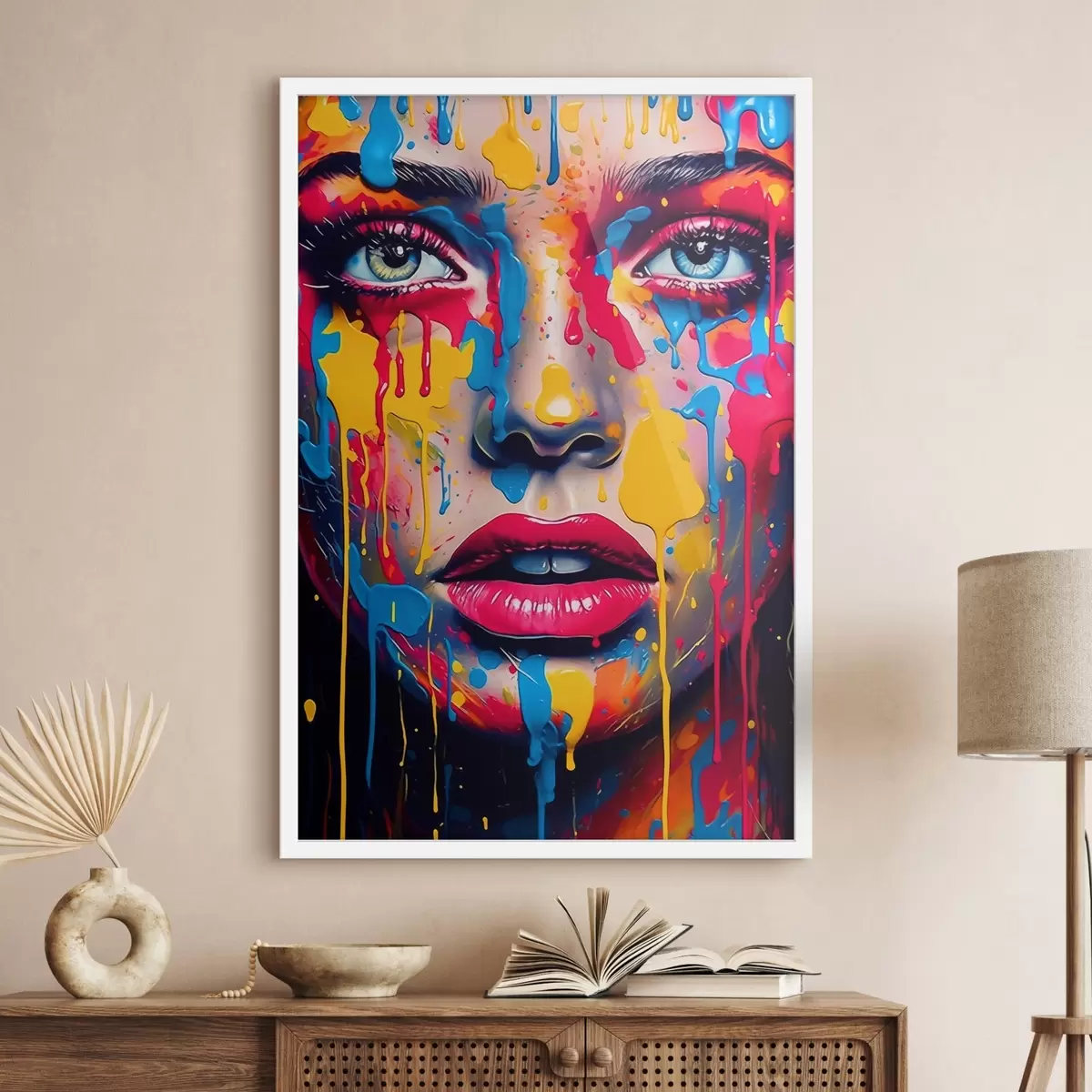 Plakāts Seja krāsota f44104