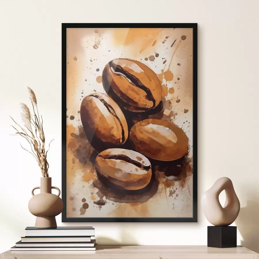 Fototapetes Kafijas pupiņas f44115