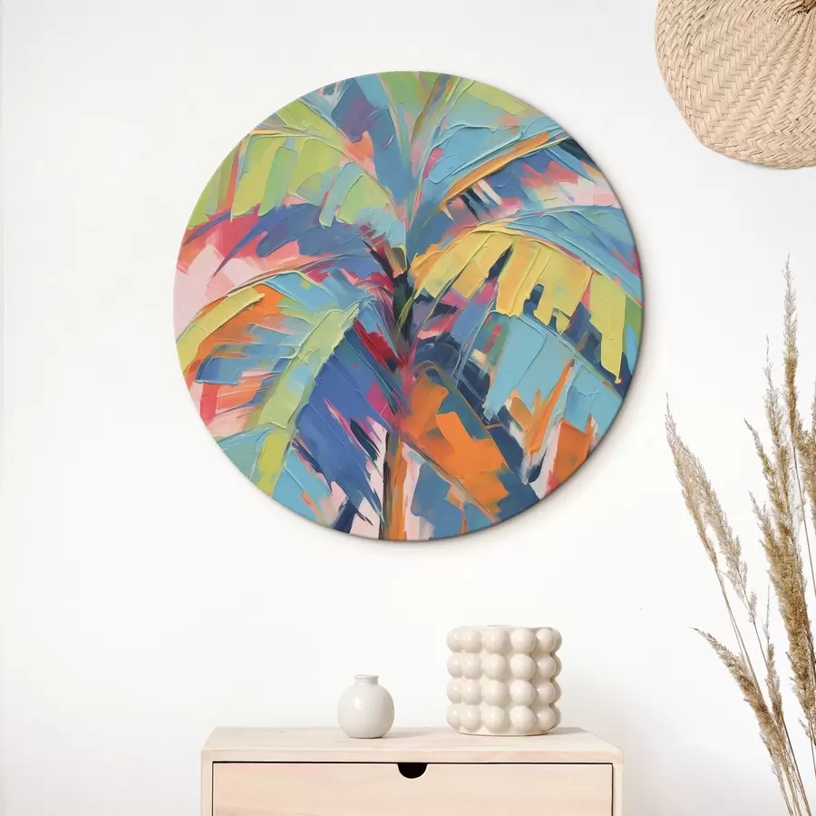 Glezna Spilgtas palmu lapas r44135