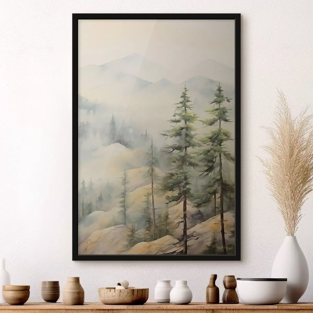 Plakāts Viņi ēda pie kalniem f44124